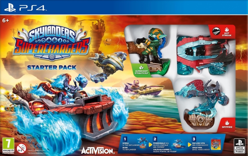 SONY Skylanders SuperCharge Starter Pack per Sony PS4
